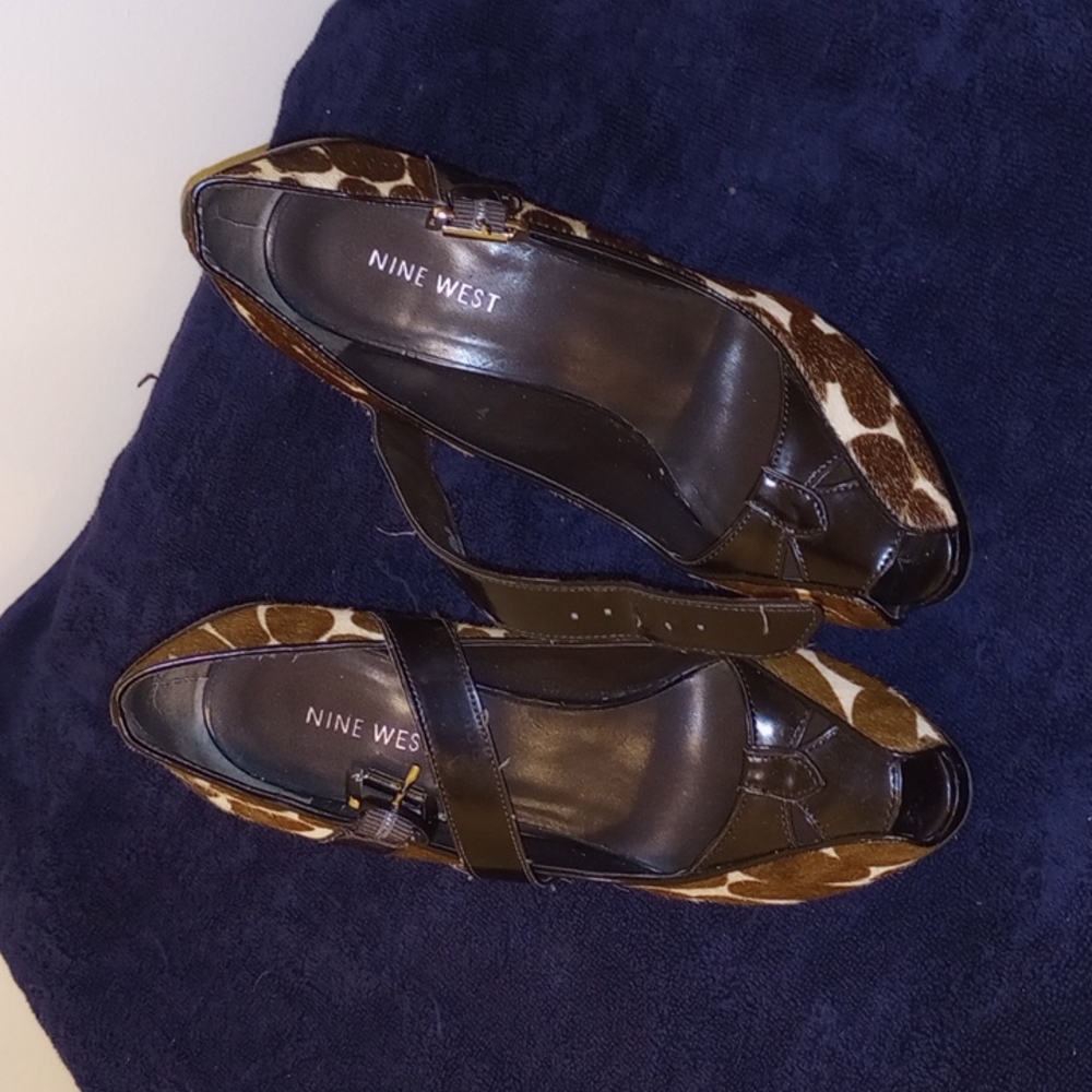 Giraffe hair heel